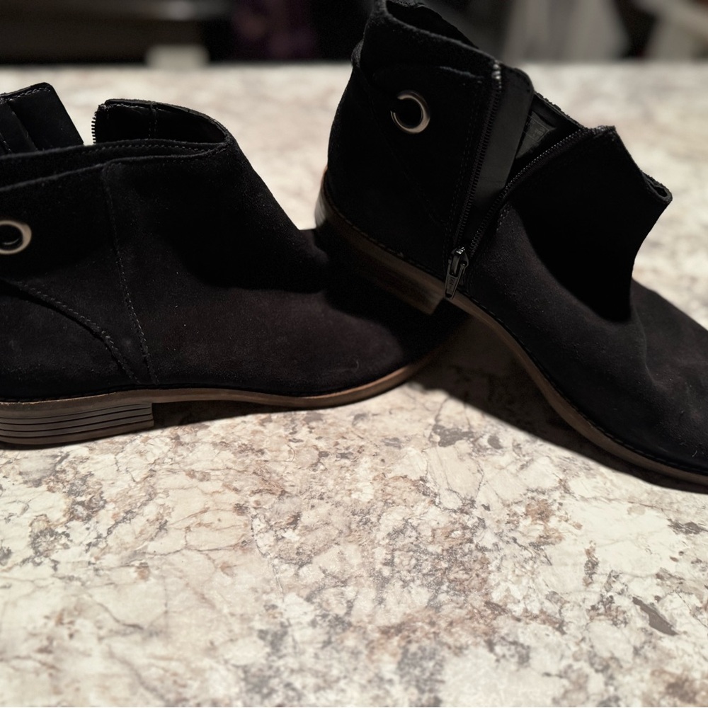 Women’s Black Suede Ankle Boots